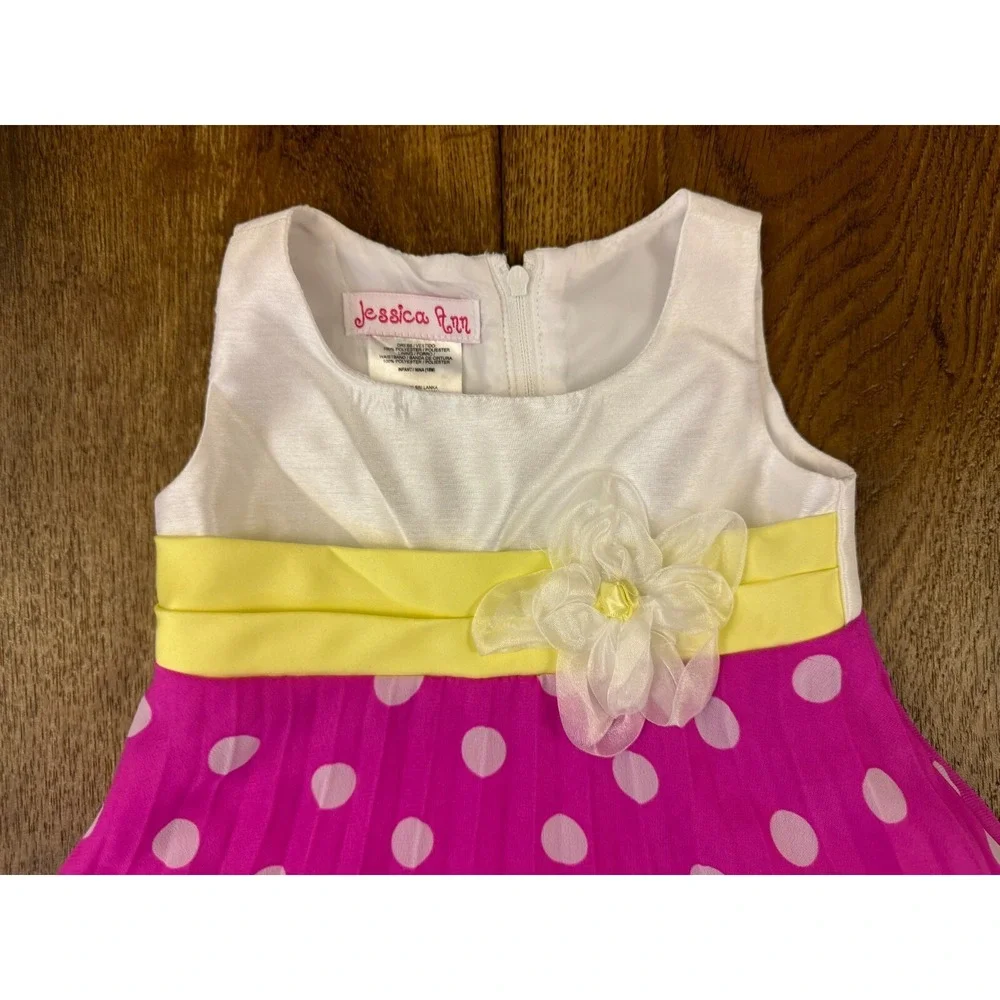 Jessica Ann‎ Baby Girl Dress 18 Months Spring Summer Easter Clothes Outfit Pink